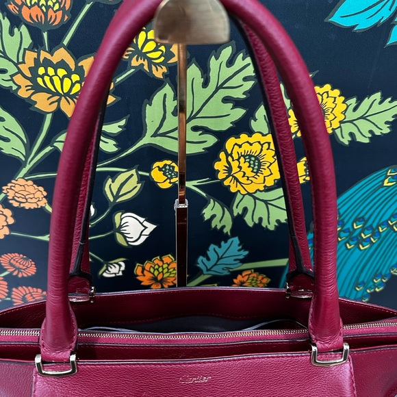 Cartier C de Cartier Tote – Burgundy Grained Calfskin – 2016 - Picture 9 of 16